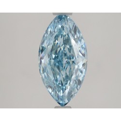 Diament laboratoryjny o barwie fantazyjnej markiza, 1.68ct, VVS2, Fancy Vivid Blue, IGI LG759516379