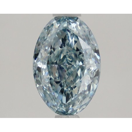 Diament laboratoryjny o barwie fantazyjnej szlif owalny, 1.27ct, VVS2, Fancy Intense Blue, IGI LG759516374