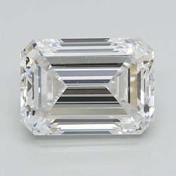 Diament laboratoryjny szlif szmaragdowy, 1.52ct, VVS2, D, IGI LG710522992