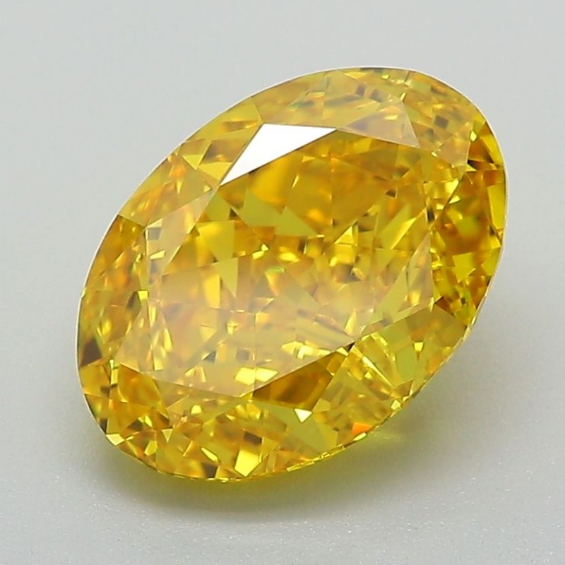Diament laboratoryjny o barwie fantazyjnej szlif owalny, 2.62ct, VVS1, Fancy Vivid Yellow, IGI LG584356680 Diament laboratoryjny o barwie fantazyjnej szlif owalny, 2.62ct, VVS1, Fancy Vivid Yellow, IGI LG584356680