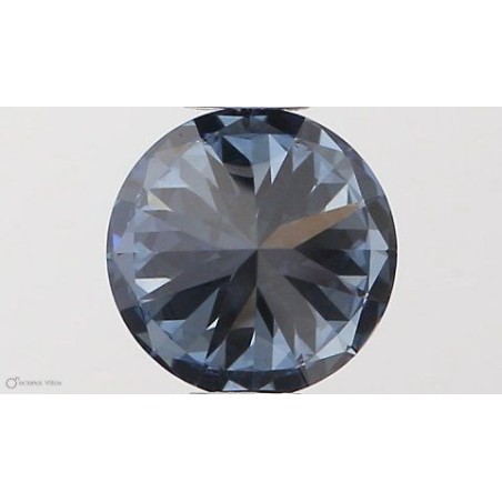 Diament laboratoryjny o barwie fantazyjnej szlif okrągły, 0.51ct, VVS1, Fancy Vivid Blue, IGI LG538290369