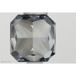 Diament laboratoryjny o barwie fantazyjnej szlif radiant kawadratowy, 1.05ct, VVS2, Fancy Vivid Blue, IGI LG553257554