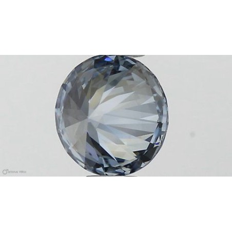 Diament laboratoryjny o barwie fantazyjnej szlif okrągły, 0.5ct, VVS1, Fancy Vivid Blue, IGI LG553257527