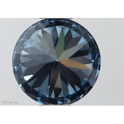 Diament laboratoryjny o barwie fantazyjnej szlif okrągły, 0.75ct, IF, Fancy Intense Blue, IGI LG530289111