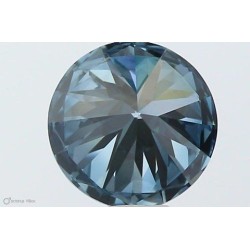 Diament laboratoryjny o barwie fantazyjnej szlif okrągły, 0.6ct, IF, Fancy Vivid Blue, IGI LG553257491