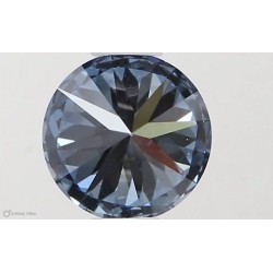 Diament laboratoryjny o barwie fantazyjnej szlif okrągły, 0.52ct, VVS1, Fancy Vivid Blue, IGI LG581331285