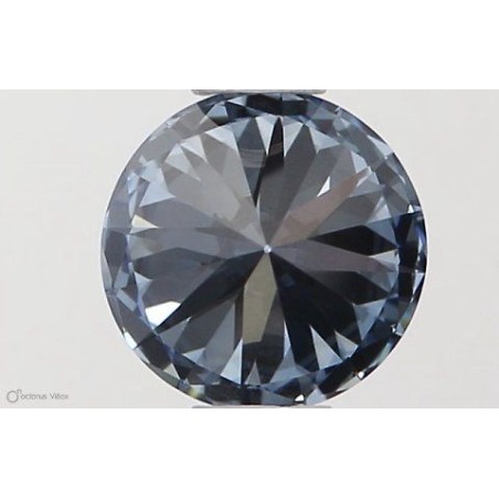 Diament laboratoryjny o barwie fantazyjnej szlif okrągły, 0.5ct, VVS2, Fancy Vivid Blue, IGI LG564379182