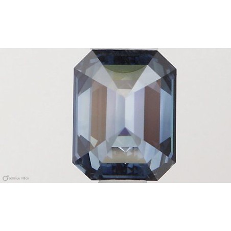 Diament laboratoryjny o barwie fantazyjnej szlif szmaragdowy, 0.73ct, VVS2, Fancy Deep Blue, IGI LG564379211