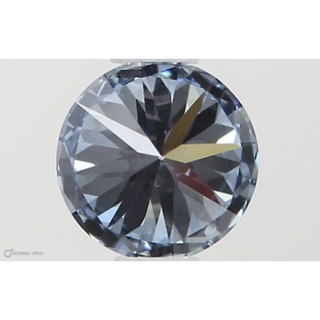 Diament laboratoryjny o barwie fantazyjnej szlif okrągły, 0.54ct, VVS1, Fancy Intense Blue, IGI LG581331418