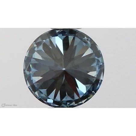 Diament laboratoryjny o barwie fantazyjnej szlif okrągły, 0.58ct, VVS2, Fancy Vivid Blue, IGI LG581330952