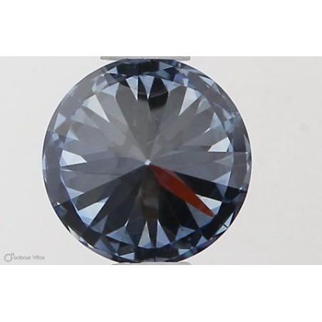 Diament laboratoryjny o barwie fantazyjnej szlif okrągły, 0.53ct, VVS1, Fancy Vivid Blue, IGI LG581331128