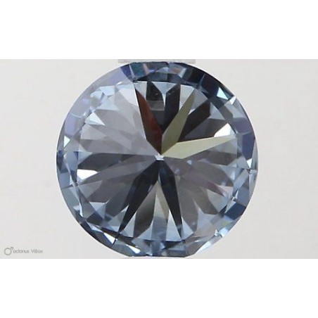 Diament laboratoryjny o barwie fantazyjnej szlif okrągły, 0.7ct, IF, Fancy Vivid Blue, IGI LG581331316