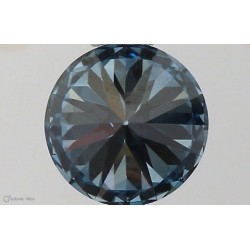 Diament laboratoryjny o barwie fantazyjnej szlif okrągły, 0.62ct, IF, Fancy Vivid Blue, IGI LG581331118