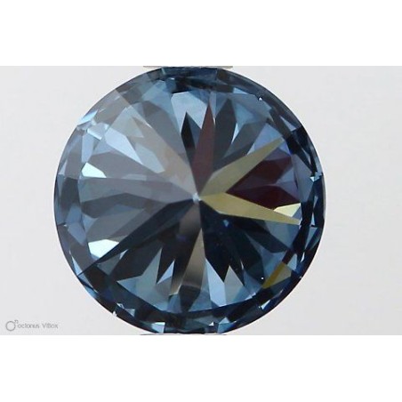 Diament laboratoryjny o barwie fantazyjnej szlif okrągły, 1.15ct, VVS1, Fancy Vivid Blue, IGI LG538290362