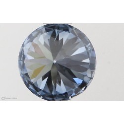 Diament laboratoryjny o barwie fantazyjnej szlif okrągły, 0.8ct, IF, Fancy Vivid Blue, IGI LG581331122