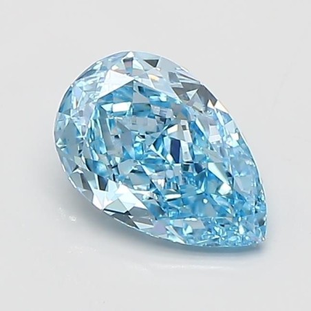 Diament laboratoryjny o barwie fantazyjnej szlif gruszkowy, 0.95ct, VVS2, Fancy Vivid Blue, IGI LG727530094