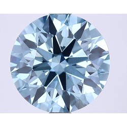 Diament laboratoryjny o barwie fantazyjnej szlif okrągły, 2.87ct, VVS2, Fancy Vivid Blue, IGI LG629491450