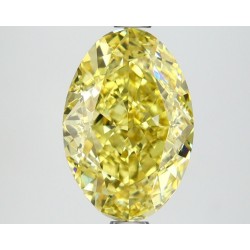 Diament laboratoryjny o barwie fantazyjnej szlif owalny, 2.95ct, VVS2, Fancy Vivid Yellow, IGI LG658479417