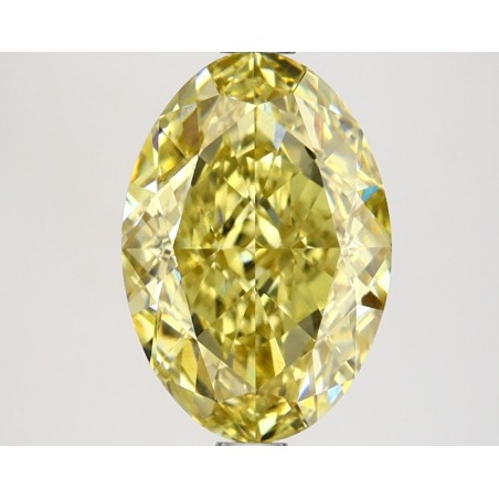 Diament laboratoryjny o barwie fantazyjnej szlif owalny, 2.69ct, VVS2, Fancy Vivid Yellow, IGI LG648453653