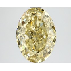 Diament laboratoryjny o barwie fantazyjnej szlif owalny, 2.64ct, VVS2, Fancy Intense Yellow, IGI LG666411196