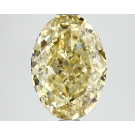 Diament laboratoryjny o barwie fantazyjnej szlif owalny, 2.64ct, VVS2, Fancy Intense Yellow, IGI LG666411196