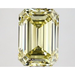 Diament laboratoryjny o barwie fantazyjnej szlif szmaragdowy, 1.58ct, VVS1, Fancy Yellow, IGI LG668464505