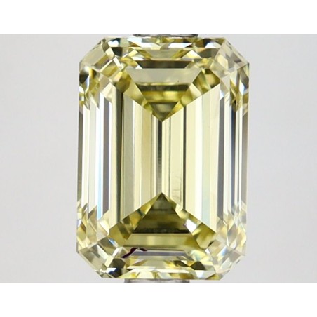 Diament laboratoryjny o barwie fantazyjnej szlif szmaragdowy, 1.58ct, VVS1, Fancy Yellow, IGI LG668464505