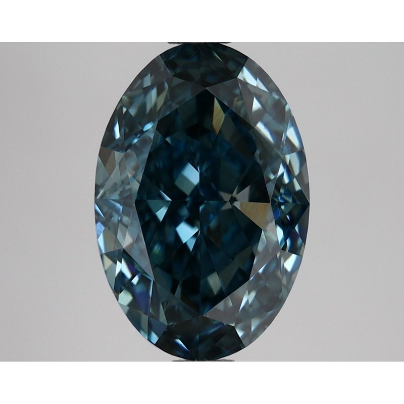 Diament laboratoryjny o barwie fantazyjnej szlif owalny, 2.58ct, VVS2, Fancy Vivid Blue, IGI LG650409240
