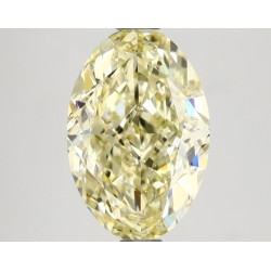 Diament laboratoryjny o barwie fantazyjnej szlif owalny, 2.55ct, VVS2, Fancy Yellow, IGI LG645481604