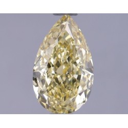 Diament laboratoryjny o barwie fantazyjnej szlif gruszkowy, 1.19ct, VVS2, Fancy Vivid Yellow, IGI LG624439880