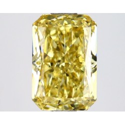 Diament laboratoryjny o barwie fantazyjnej radiant, 1.59ct, VVS2, Fancy Intense Yellow, IGI LG660483647