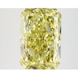 Diament laboratoryjny o barwie fantazyjnej radiant, 2.95ct, VVS2, Fancy Intense Yellow, IGI LG632425867