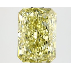 Diament laboratoryjny o barwie fantazyjnej radiant, 2.6ct, VVS1, Fancy Yellow, IGI LG655421886