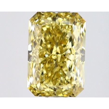 Diament laboratoryjny o barwie fantazyjnej radiant, 1.67ct, VVS2, Fancy Intense Yellow, IGI LG662422873