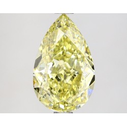 Diament laboratoryjny o barwie fantazyjnej szlif gruszkowy, 2.07ct, VVS2, Fancy Intense Yellow, IGI LG669447181