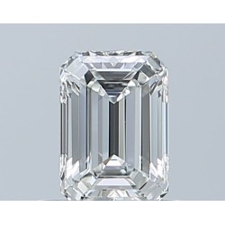 Diament szlif szmaragdowy, 0.5ct, VVS1, G, GIA 1232751332