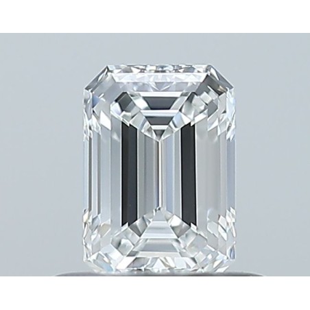 Diament szlif szmaragdowy, 0.5ct, VVS2, F, GIA 5533151885