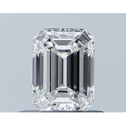 Diament szlif szmaragdowy, 0.52ct, VVS2, G, GIA 7536063172
