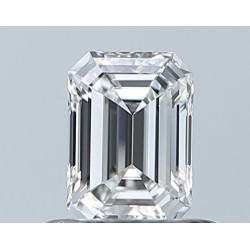 Diament szlif szmaragdowy, 0.53ct, VVS2, F, GIA 2536374687