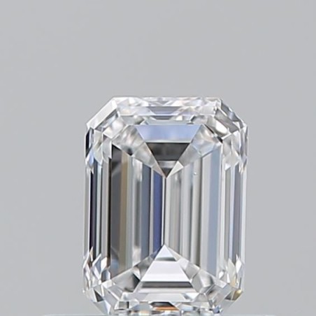 Diament szlif szmaragdowy, 0.5ct, VS2, D, GIA 1538398883
