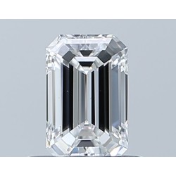 Diament szlif szmaragdowy, 0.52ct, VS2, D, GIA 7521933988