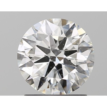 Diament szlif okrągły, 1.51ct, SI1, H, GIA 7532573656