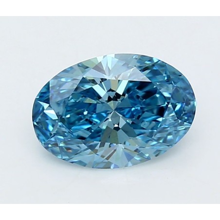 Diament laboratoryjny o barwie fantazyjnej szlif owalny, 2.04ct, VVS2, Fancy Vivid Blue, IGI LG749573287