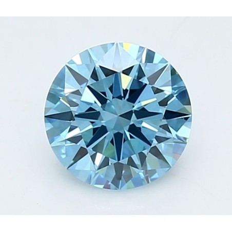 Diament laboratoryjny o barwie fantazyjnej szlif okrągły, 1.5ct, VVS2, Fancy Vivid Blue, IGI LG749573286