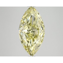 Diament laboratoryjny o barwie fantazyjnej markiza, 2.08ct, VVS2, Fancy Intense Yellow, IGI LG667419284