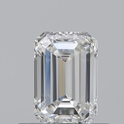 Diament szlif szmaragdowy, 0.51ct, VVS2, G, GIA 6532963910