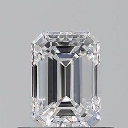Diament szlif szmaragdowy, 0.51ct, VVS2, E, GIA 6532906534
