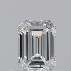Diament szlif szmaragdowy, 0.51ct, VVS1, H, GIA 5232748737