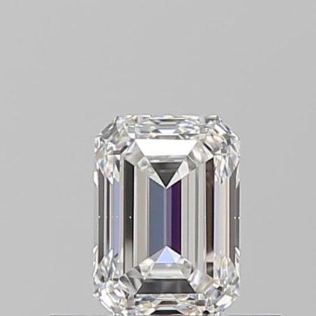 Diament szlif szmaragdowy, 0.5ct, VS2, F, GIA 2231700295