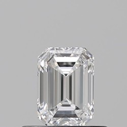 Diament szlif szmaragdowy, 0.5ct, VVS2, D, GIA 1232699956